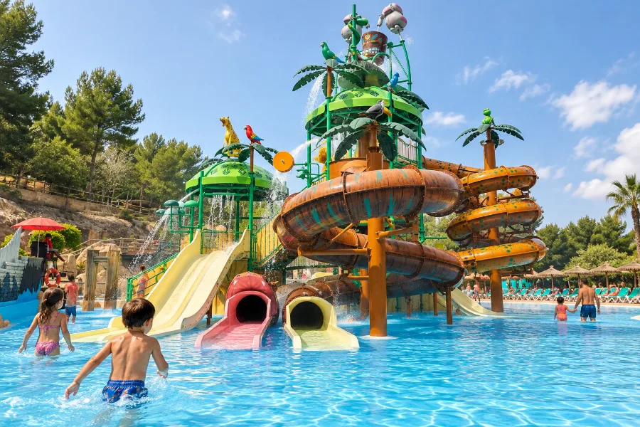 Adventureland family water area at Aqualandia